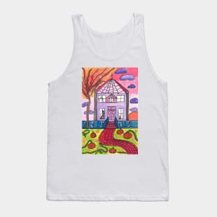 Haunted House Tank Top